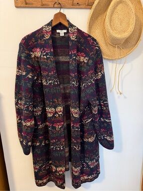 CJ Banks Oversized Fall Cardigan Sweater